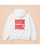 Hoodie en coton Bonsoir Biarritz blanc
