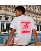 Wit T-shirt van Biarritz-katoen