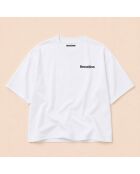 Boxy T-shirt van 100% Memories van wit katoen