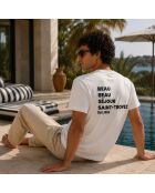 T-shirt Beau Beau Séjour bianca in cotone