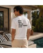 T-shirt Beau Beau Séjour bianca in cotone