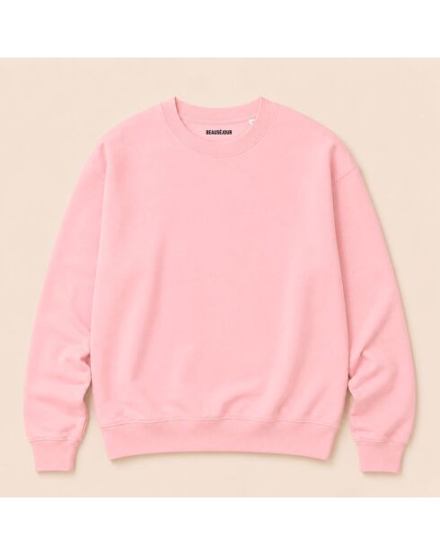 Roze sweatshirt van katoenpetanque