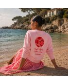Roze sweatshirt van katoenpetanque