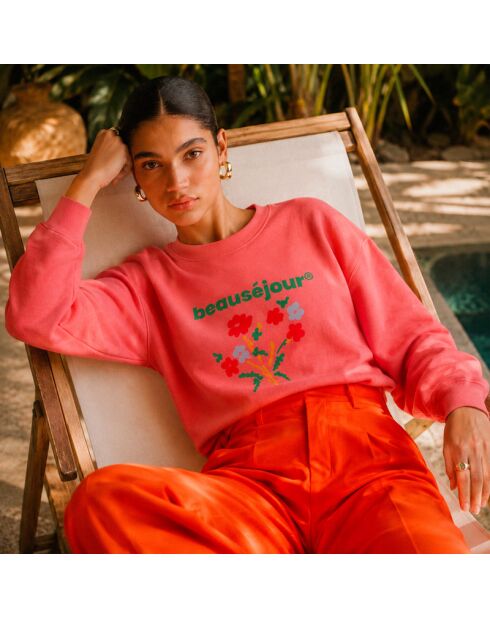 Sweatshirt van katoen in Flowers Canyon