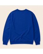 Sudadera Ciao Bella de algodón azul royal