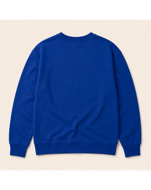 Sudadera Ciao Bella de algodón azul royal