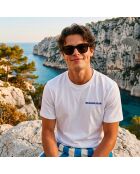 T-shirt Pique Nique Marseille in cotone bianco