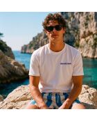 T-shirt L'Amour À Marseille in cotone bianco