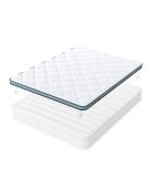 Surmatelas 2 en 1 ThermoCool bleu - 90 x 200 cm