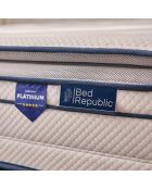 Matelas Bed Platinum Plus avec surmatelas intégré blanc - 140 x 200 cm