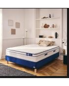 Matelas Bed Platinium Fresh avec ressorts ensachés blanc - 90 x 200 cm