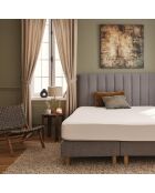 Protège-matelas imperméable et respirant Tencel blanc - 180 x 200 cm