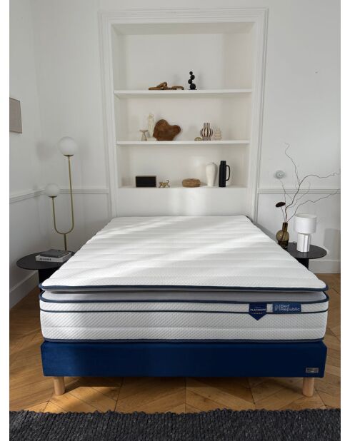 Matelas Bed Platinum Plus avec surmatelas intégré blanc - 90 x 190 cm