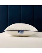 Oreiller en coton Flex ajustable en hauteur et dureté blanc