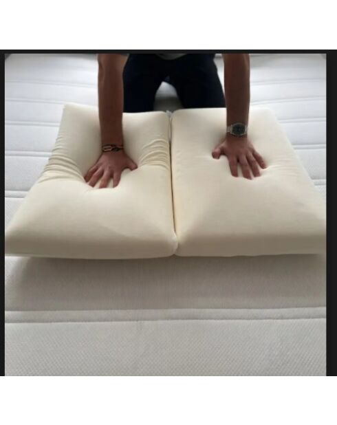 Oreiller Bed Republic mémoire de forme confort équilibré et moyen blanc