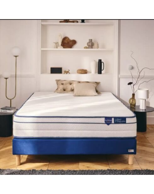 Matelas Bed Platinium en ressorts ensachés blanc - 160 x 200 cm
