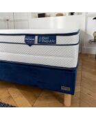 Matelas Bed Platinium en ressorts ensachés blanc - 160 x 200 cm