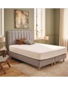 Protège-matelas imperméable et respirant Tencel blanc - 90 x 200 cm