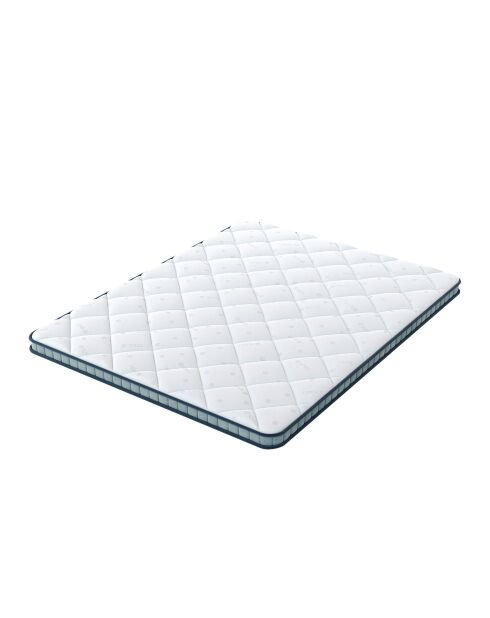 Surmatelas 2 en 1 ThermoCool bleu - 140 x 190 cm