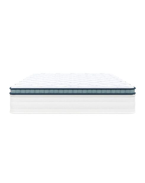 Surmatelas 2 en 1 ThermoCool bleu - 80 x 200 cm