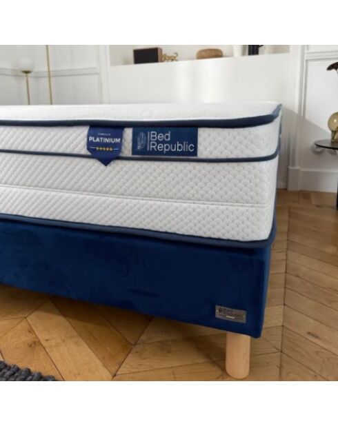 Matelas Bed Platinium en ressorts ensachés blanc - 90 x 200 cm