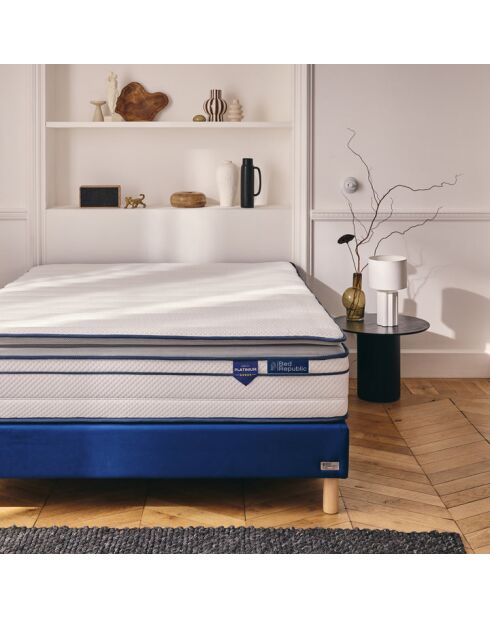 Matelas Bed Platinum Plus avec surmatelas intégré blanc - 90 x 200 cm