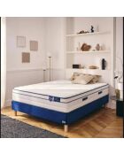 Lot de 2 Matelas Twins Bed Platinum connectables avec ressorts ensachés blancs – 80 x 200 cm