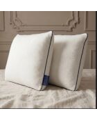 Set de 2 oreillers Bed Republic mémoire de forme confort équilibré ou moyen blancs