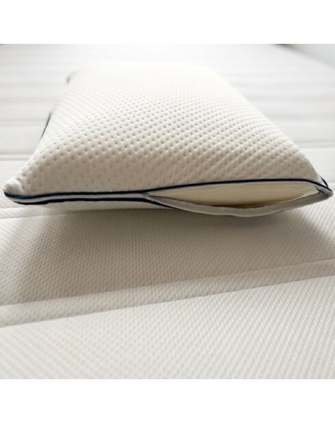 Oreiller Bed Republic mémoire de forme confort équilibré et ferme blanc