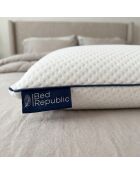 Oreiller Bed Republic mémoire de forme confort équilibré et ferme blanc