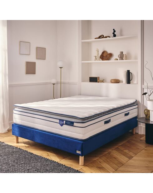 Matelas Bed Platinum Plus avec surmatelas intégré blanc - 180 x 200 cm