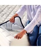 Surmatelas 2 en 1 Top Fresh bleu - 90 x 190 cm