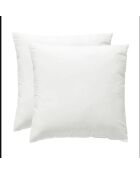 Lot de 2 Oreillers Essentials blancs - 50 x 70 cm