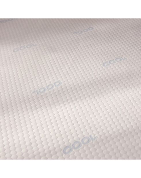 Protège-matelas Cool rafraîchissant blanc - 180 x 200 cm
