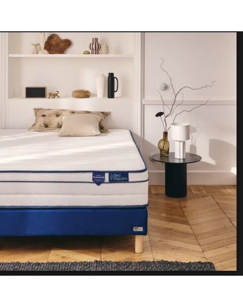 Matelas Bed Platinium en ressorts ensachés blanc - 80 x 200 cm