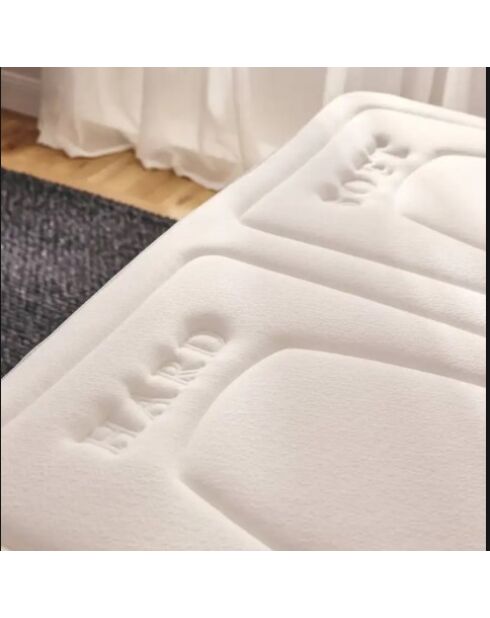 Matelas Reasons Bi&Fresh double sensation spécial couples blanc - 160 x 200 cm
