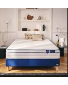 Lot de 2 Matelas Twins Bed Platinum connectables avec ressorts ensachés blancs - 90 x 200 cm