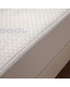 Protège-matelas Cool rafraîchissant blanc - 90 x 190 cm