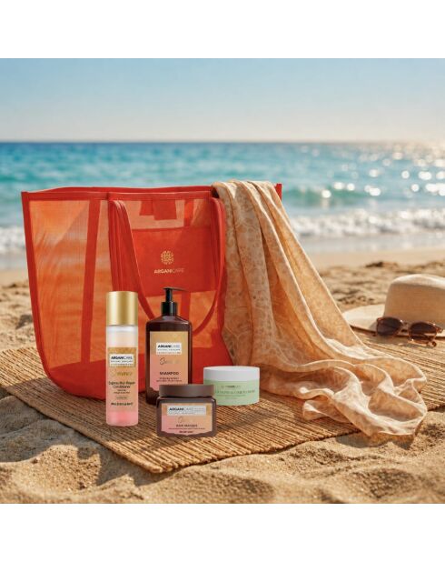Unverzichtbares Zubehör für Ihre Summer Glow Monoi Strandtasche - Pflege nach dem Sonnenbad - 6 Stück
