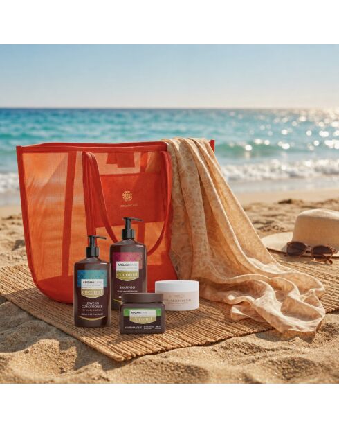 Coconut Summer Shine Strandtasche - Stumpfes, sehr trockenes und lockiges Haar - 6 Stück