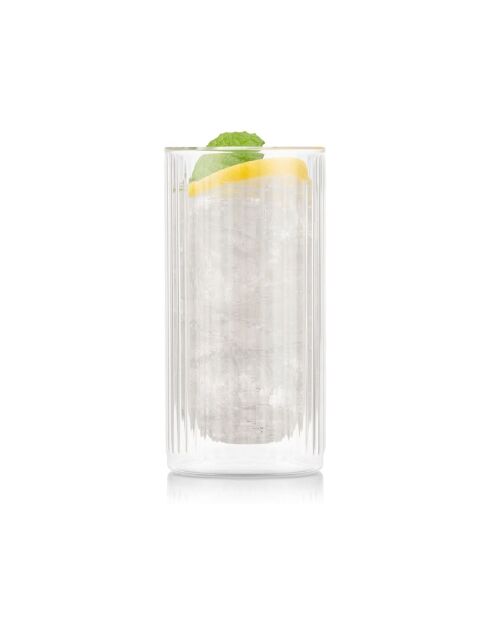 4 doppelwandige Whiskygläser & 4 doppelwandige Gin & Tonic-Gläser, - 0,3/0,28 l