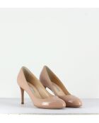 Escarpins en cuir 2592N nude - Talon 7,5 cm
