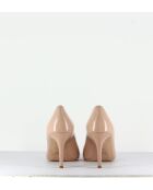 Escarpins en cuir 2592N nude - Talon 7,5 cm