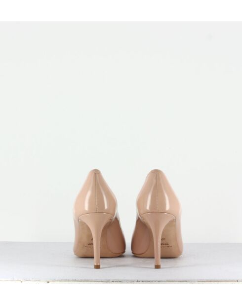 Escarpins en cuir 2592N nude - Talon 7,5 cm