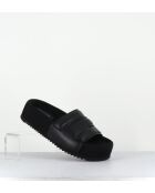 Mules en cuir noir 1E1804D noires