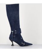 Bottes à bout pointu T Lovely Nik jeans - Talon 7,5 cm