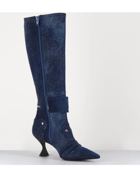 Bottes à bout pointu T Lovely Nik jeans - Talon 7,5 cm