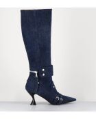 Bottes à bout pointu T Lovely Nik jeans - Talon 7,5 cm