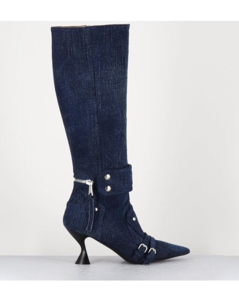 Bottes à bout pointu T Lovely Nik jeans - Talon 7,5 cm