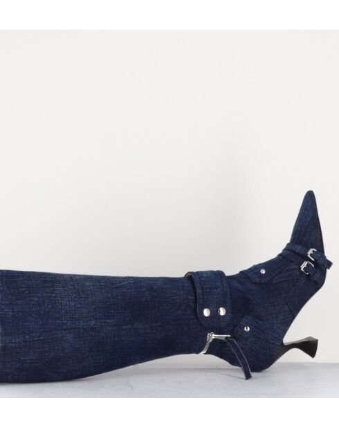 Bottes à bout pointu T Lovely Nik jeans - Talon 7,5 cm